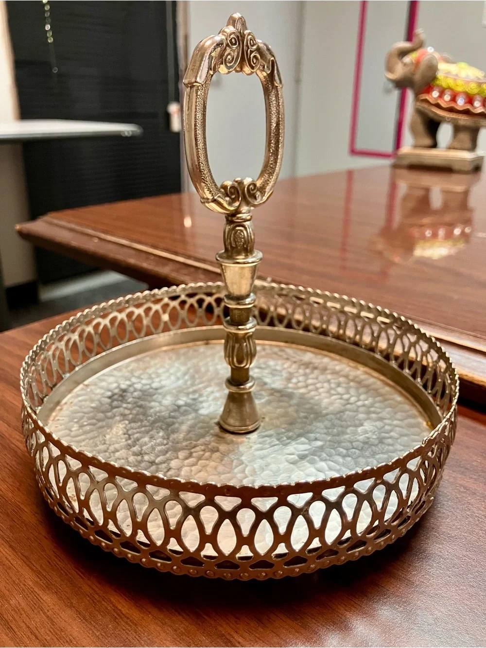 Antique Silver Plated Caddy